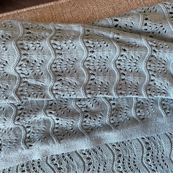 Maurice’s Women's Open Knit Sweater - Light Blue - Picture 5 of 5